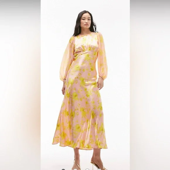 green emerald velvet dress Showstopper Maxi Dress Covered in Gold Sequins S / 4 / Gold main image 1